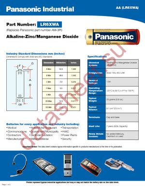 LR6XWA/2SB datasheet  